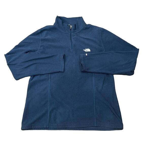 The North Face Men's Quarter Zip Fleece Pullover Blue Size XL - Picture 1 of 8